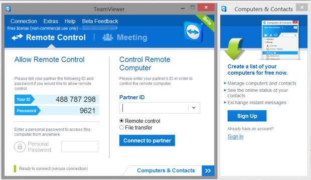 teamviewer cost personal